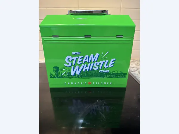 Steam Whistle Pilsner Metal Lunch / Tool Box – Promotional Collectible
