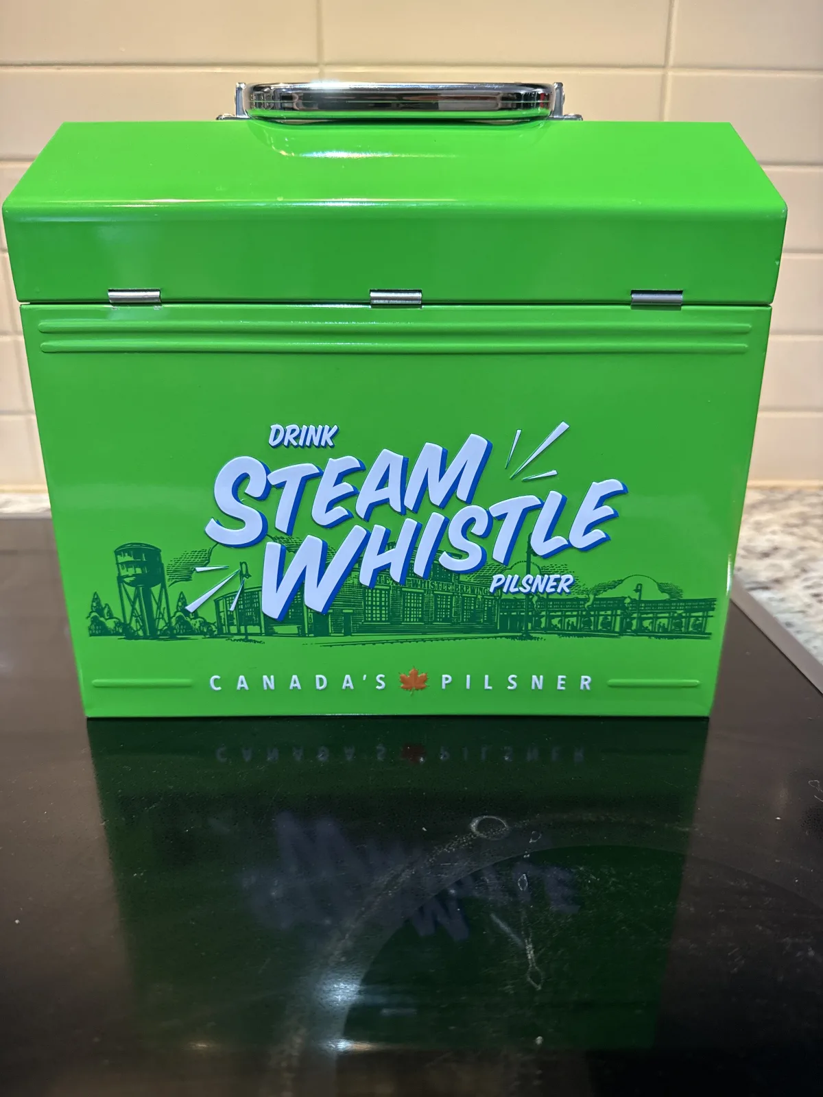 Steam Whistle Pilsner Metal Lunch / Tool Box – Promotional Collectible